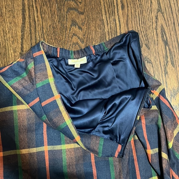 ModCloth plaid Aline midi skirt - Picture 2 of 3